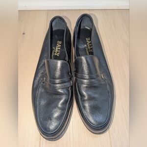 Bally Classic Black Men's Slip-On Loafers